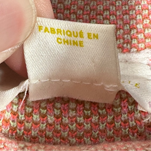 Anthropologie Maeve turtleneck sweater, size S, pink/brown stripe, - Picture 9 of 10